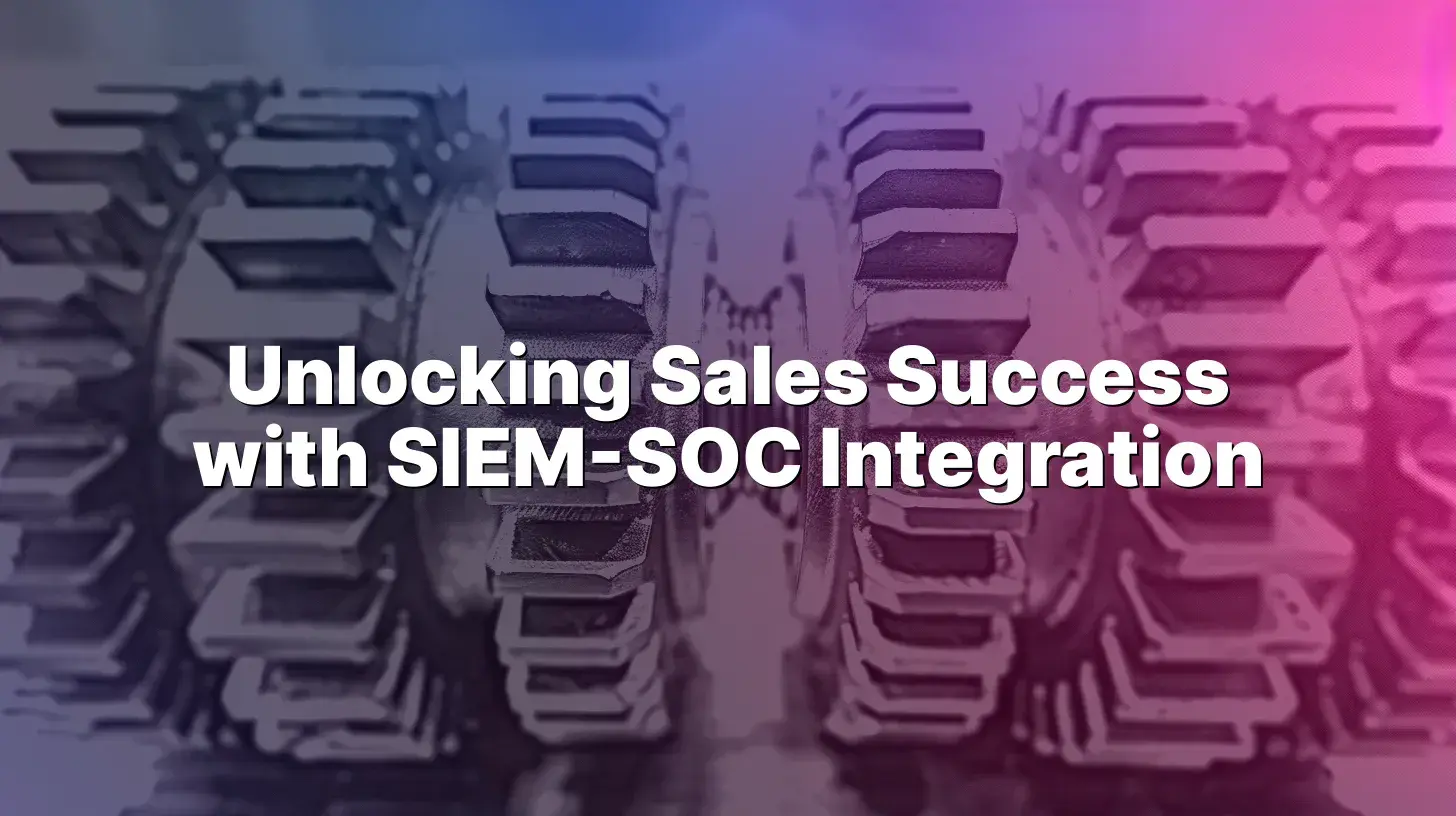 Unlocking Sales Success with SIEM-SOC Integration