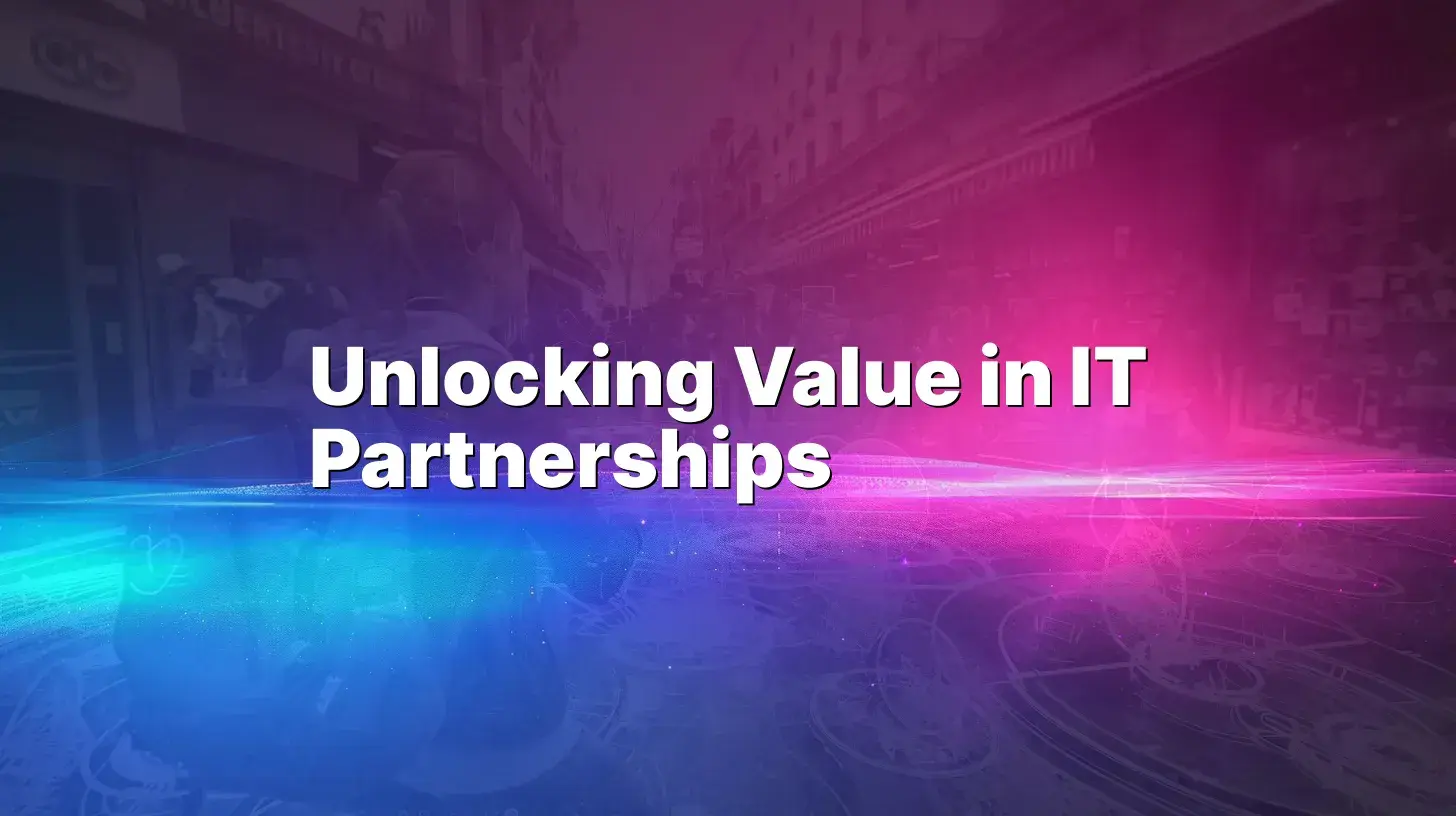 Unlocking Value in IT Partnerships